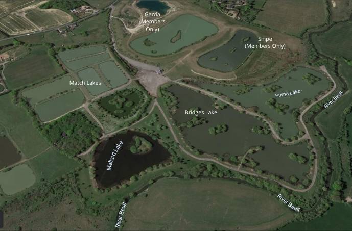 Map of Monks Lakes Map of Monks Lakes