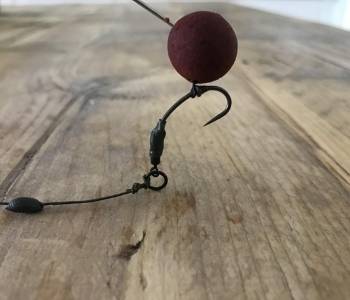 best carp rigs for beginners - ronnie rig - step 11