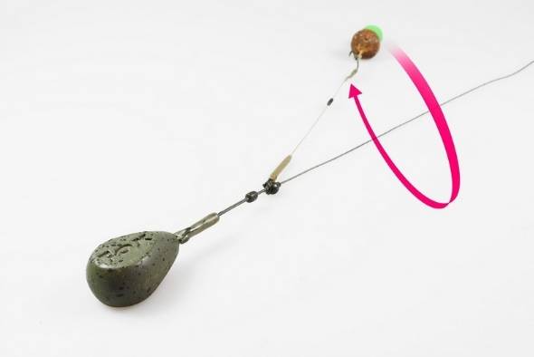 carp fishing rig for beginners - helicopter rig