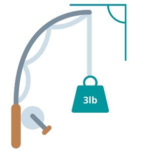 how the test curve on a fishing rod is calculated